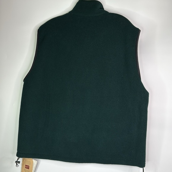 Woolrich Eau Claire U.S. Ski Jumping Ski Club Green Fleece Vest NWT Size XL - Picture 4 of 11
